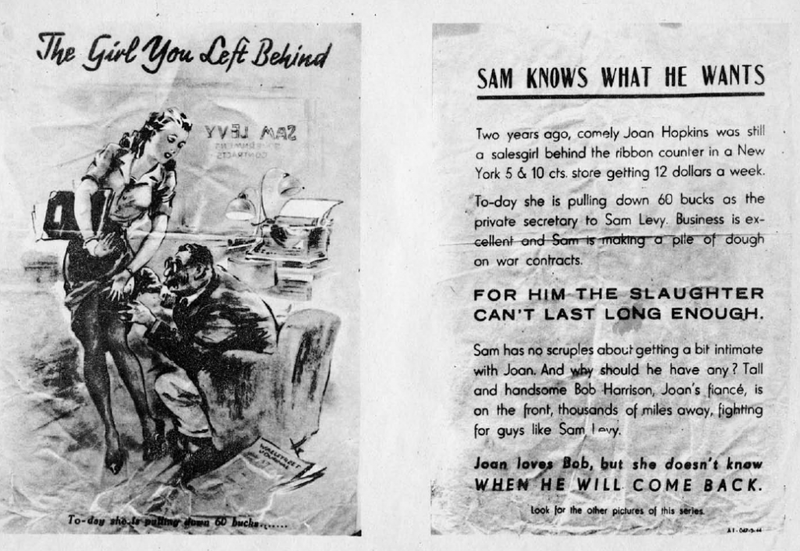 Illustration for article titled These Nazi Propaganda Leaflets Dropped on American Soldiers Are Nauseating